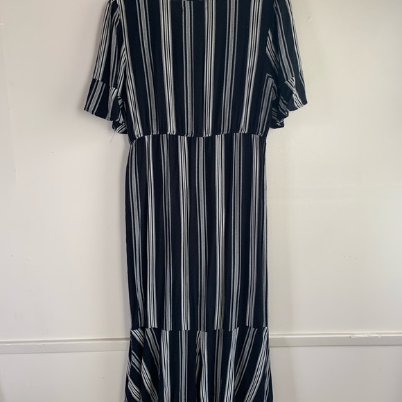 BAND OF GYPSIES RUFFLED HIGH LOW DRESS M - Picture 9 of 11